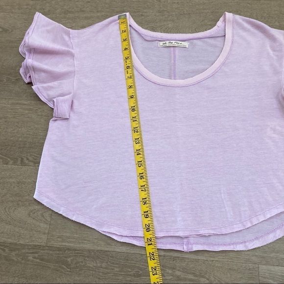 Free People Lavender Top Tee Float On Women’s XS NWT - Picture 7 of 9